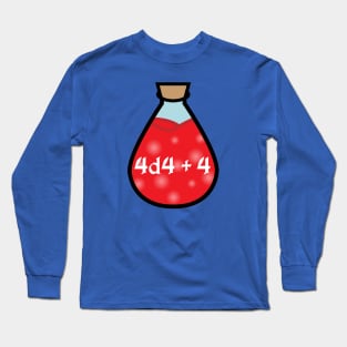DIY Single Greater Health Potions for Tabletop Board Games Sticker Long Sleeve T-Shirt